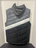 Ecko Unltd. Men’s Hooded Vest – Size Small | Sleeveless Zip-Up | Gray & Black with White Stripe | Streetwear Style - Image 2