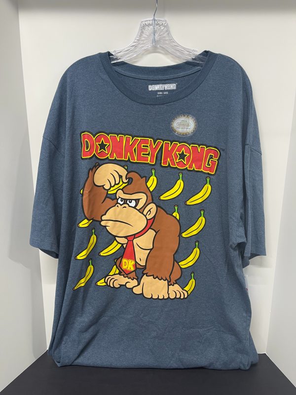 Donkey Kong Graphic T-Shirt – Size 2XL | Mad Engine x Nintendo | Retro Gaming Tee | Big & Tall