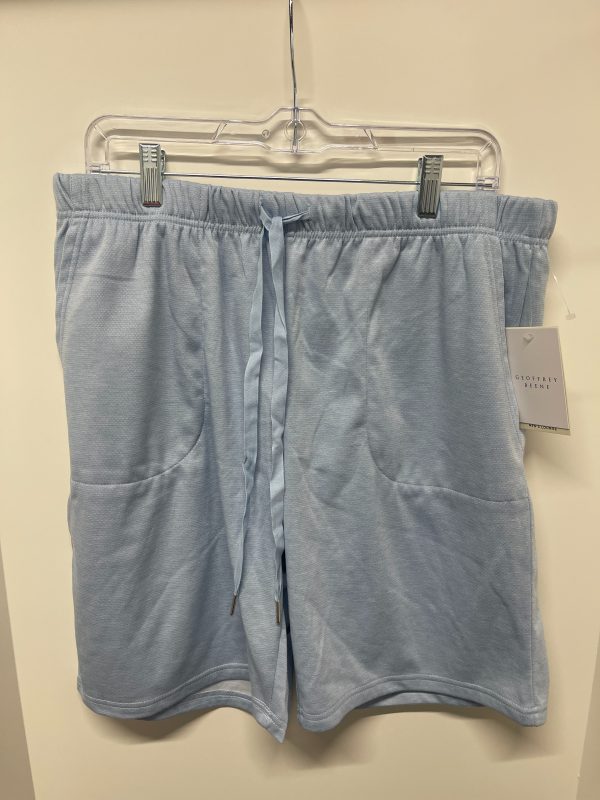 Geoffrey Beene Cashmere-Blend Lounge Shorts – Size Medium | Light Blue | “Clothes That Work” Edition | Soft Comfortwear